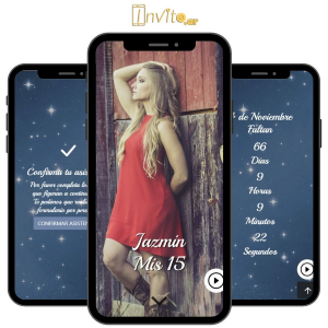 Invitación de 15 Años Modelo 1504