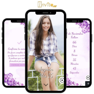 Invitación de 15 Años Modelo 1508