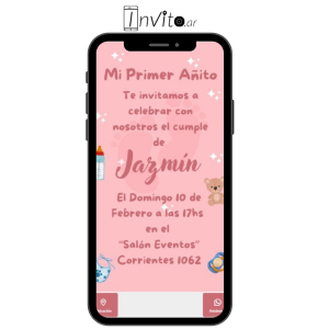 Pronto invitación digital cumpleaños modelo c7