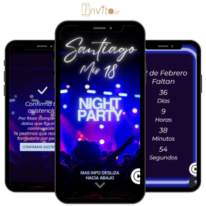 Invitación Full de Cumpleaños cf1
