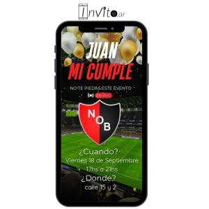 Pronto invitación digital cumpleaños NOB modelo c22