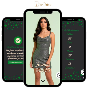 Invitación de 15 Años Modelo 1514