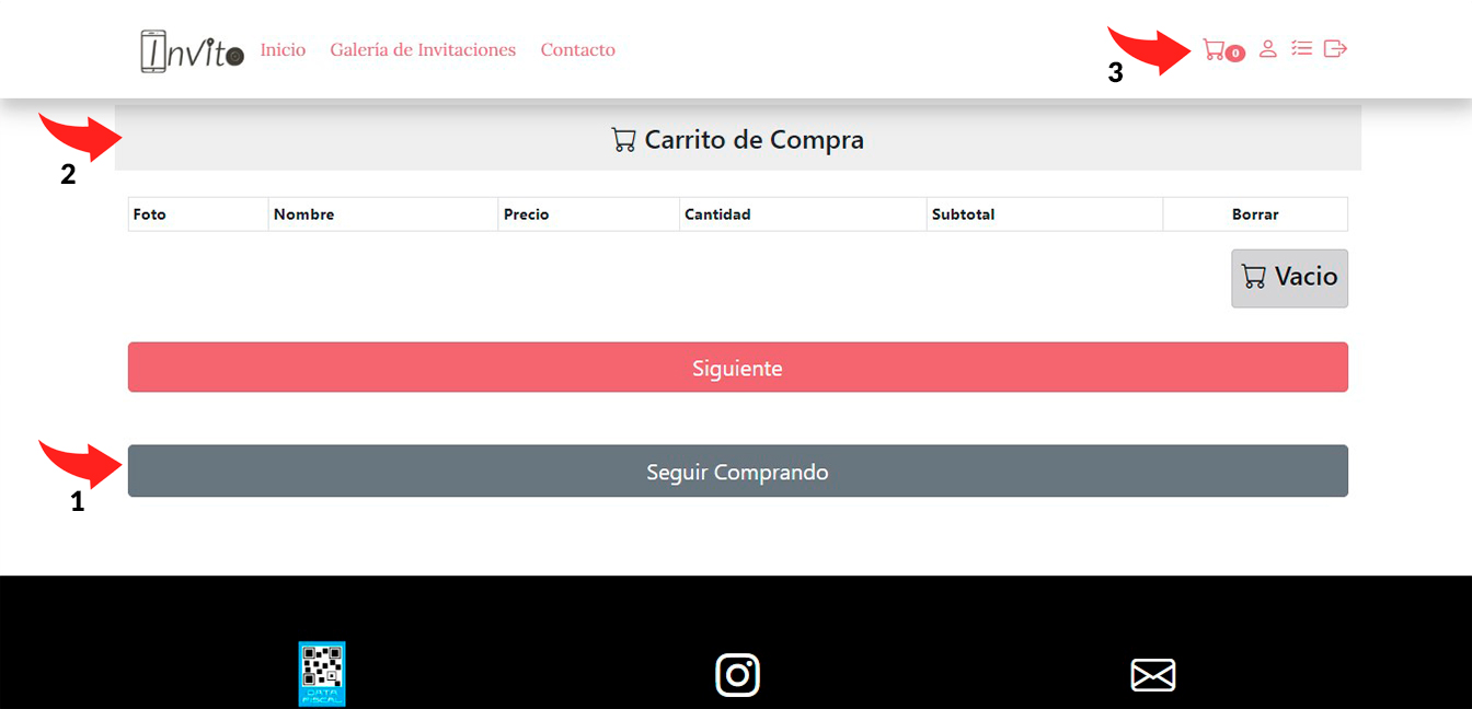 pantalla de usuario