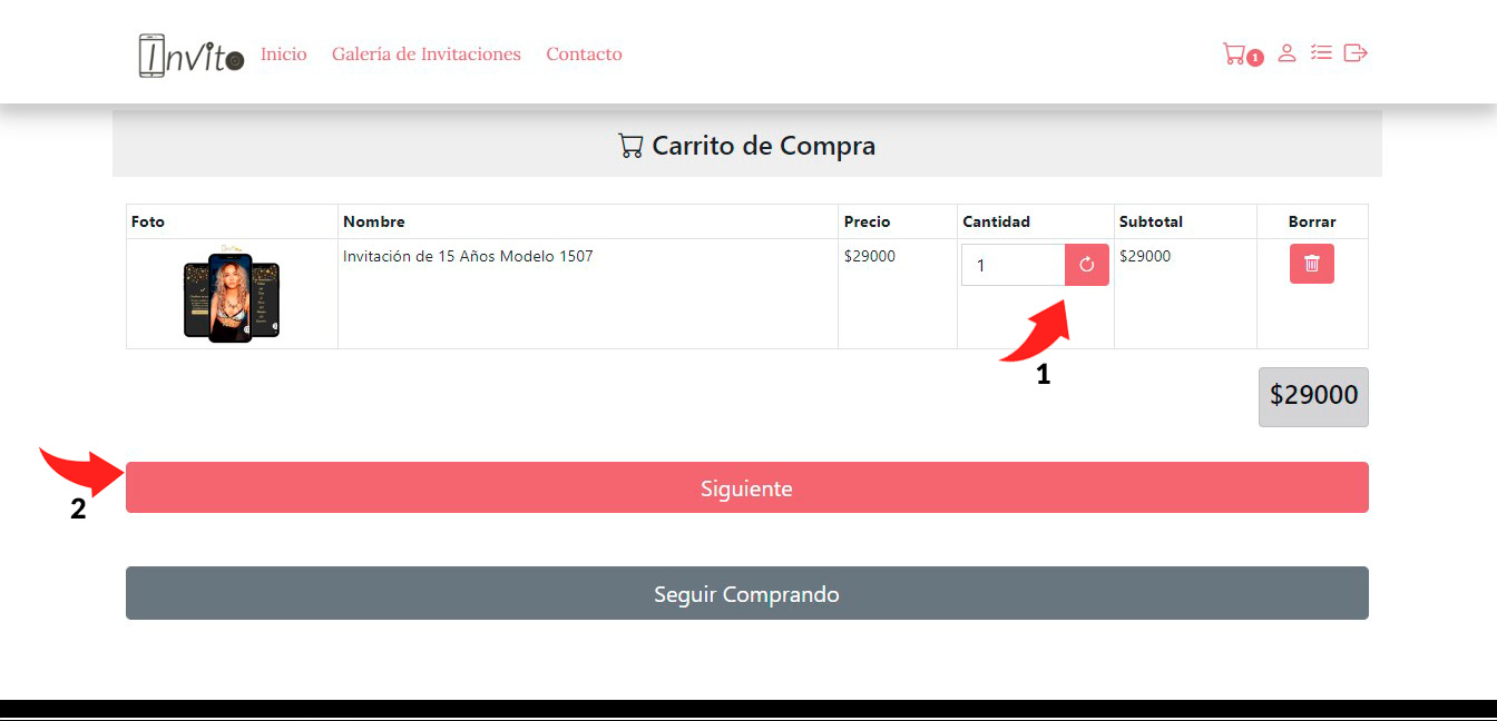 carrito de compras
